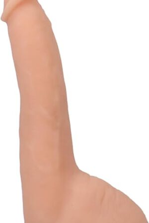 Doc Johnson Signature Series - Roman Todd - 8 Inch ULTRASKYN Dildo with Removable Vac-U-Lock Suction Cup - F-Machine & Harness Compatible - for Adults Only, Vanilla