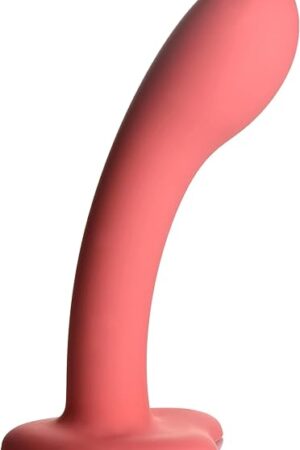 Curve Novelties 85016: Simply Sweet G-Spot Silicone Dildo 7In Pink