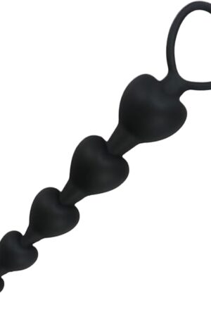 Anal Beads Anal Toys Sex Toy Anal Butt Plug Silky Smooth Silicone Prostate Massage Stimulator Anal Trainer Flexible 6 Balls Anal Chain for Men Women Couple