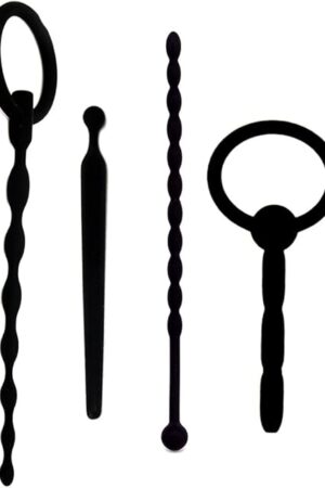 Flexible Silicone Urethral Sounds Penis Plug 4 PCS Set for Beginner