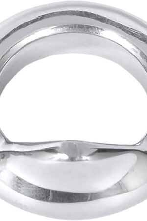 2 Piece Crown Glans Head Ring - 316L Surgical Steel 8mm Penis Glans Ring (25mm)