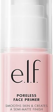elf Poreless Face Primer, Restoring Makeup Primer For A Flawless, Smooth Canvas, Infused With Tea Tree & Vitamin A, Vegan & Cruelty-Free, 047 Fl Oz