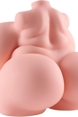 BBW Fat Adult Sex Doll with Big Ass Big Boobs Male Masturbator, 112lb Female Love Doll Male Sex Toy Pocket Pussy with Vagina & Anal Channels Sex Dolls with Masturbation