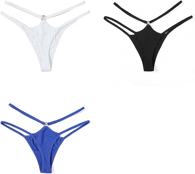Women Cotton Panties Sexy G-String Thong Hollow Out Underwear Seamless Soft Intimates Knickers Lingerie