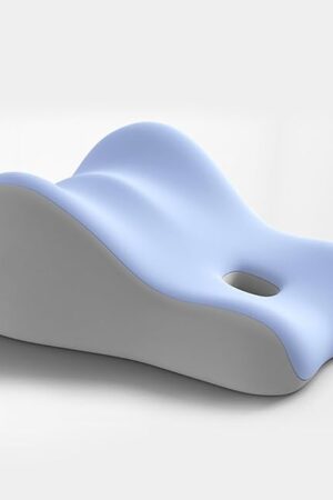 Couples Butt Cushion for Pregnant Women Furniture Pillow Wedge Pillowcase Suitable for Home Use, Ideal for Sitting and Lying, Foam Pillow Modern and Simple Style - Blue