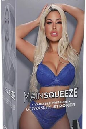 Doc Johnson EWH Doc Johnson Main Squeeze - Bridgette B - Discreet Premium Stroker - Male Masturbator, Vagina, Vanilla