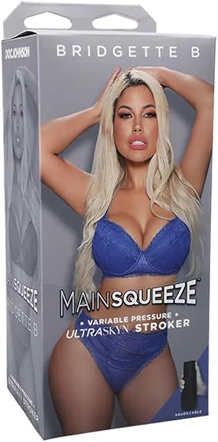 Doc Johnson EWH Doc Johnson Main Squeeze - Bridgette B - Discreet Premium Stroker - Male Masturbator, Vagina, Vanilla