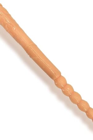 Double Ended Dildo 18.89 inch Dong Anal Beads with Veins and Glans for Anal Vagina Stimulation Double Side Penis Cock Massager Sex Toy for Lesbian Men Women Flesh TJIJP