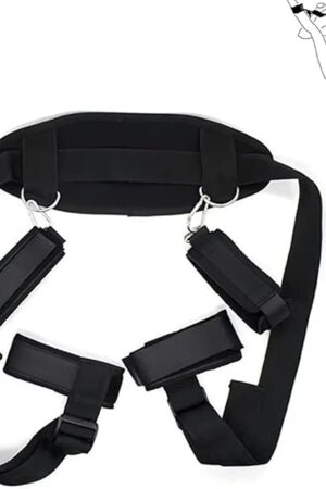 BDSM Toys Bed Restraints Couples Sex Toys,Sex Bondage Rope Women Sex Toy with Adjustable Sex Strap Hand & Ankle Cuff,Sex Restraints Bondage Gear & Accessories,Bondage Restraints Adult Toys for Women