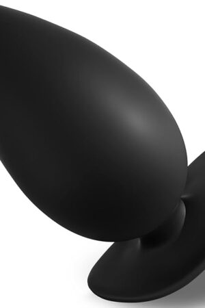 Anal Plug Butt Plug with Safe Curved Base Prostate Massager Dilator Sex Toy for Men Women Masturbation (XL)