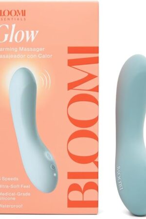 Bloomi Glow Warming Massager, Silicone Wand Massager for Pleasure, Clit Stimulation, Glow Features Heat and Vibration, Waterproof Adult Toys for Women