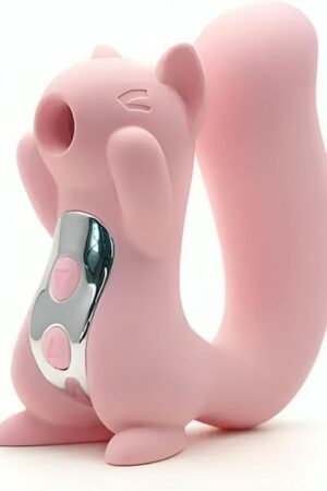 Generic Sex Vibrator Rose Squirrel Sex Toys Dildo 2in1 Adult Toys G Spot Clitoral Stimulator for Women with 10 Vibrating & 10 Sucking Vibrations Adult Anal Sex Toy Games for Couple Sex Toys (Pink)