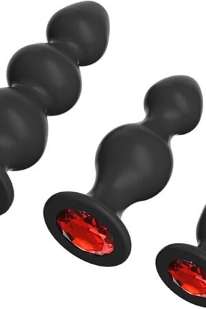 Anal Plug Prostate G-Spot Sex Toys for Beginners to Advanced Users Sex Toys for CouplesBlack
