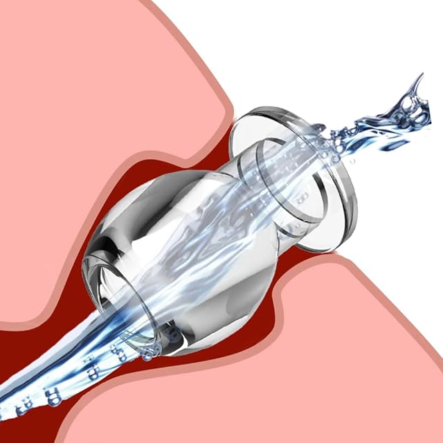 Clear View Hollow Anal Plug Enema Sex Toys Butt Dilator for Men Anal Peeping Anal Washer Douche Women Vaginal Dilator