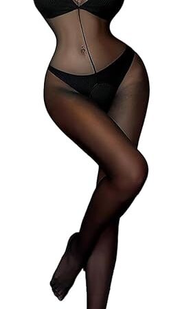 Bodysuit Full Body Stockings for Women Halter Neck Bodystockings Nylon One Piece Bodysuit Tights