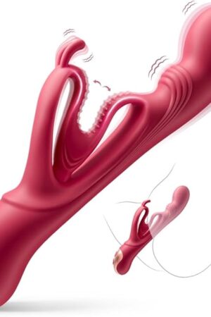 Vibrator Sex Toys Rabbit Vibrators G Spot Dildo with 10?10 Powerful Vibration Modes, Adult Toys for Women Couples with Hollow Bunny Ears for More Precise Clitoral and Vaginal Stimulation
