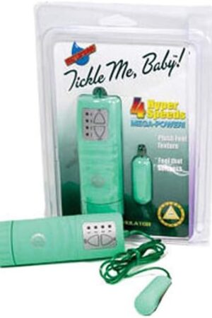 Golden Triangle Tickle Me Baby Waterproof Bullet, Green