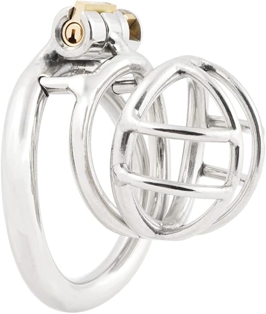Ergonomic Design Chastity Device Male Virginity Lock Chastity Belt Adult Game Sex Toy S145 (177 inch / 45mm)