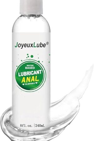 Water-Based Anal Lube 8fl.oz Desensitizing Anal Lubricant Long Lasting Smooth Slippery for Men Women Couples with Discreet Package