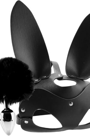 Anal Plug Sex Toys Adult Anal Plug Training Set SM Butt Plug & Mask Kit for Male Female Couple Gay Adult Sex Toys Unisex