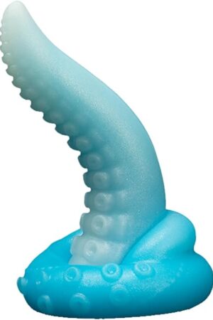 Glow in The Dark Octopus Dildo with Strong Suction Cup, Realistic Monster Dildo, Dildo G Spot Giant Fantasy Dildo Silicone Adult Sex Toy Flexible Hands Free Play for Women Men & Couple
