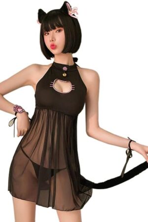 Japanese Anime Cosplay Cat Sexy lolita Lingerie Underwear Sleepwear Sexy Cute