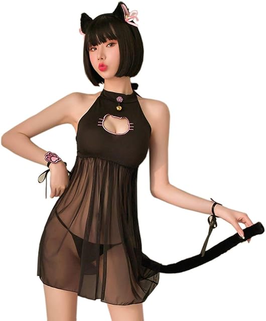 Japanese Anime Cosplay Cat Sexy lolita Lingerie Underwear Sleepwear Sexy Cute