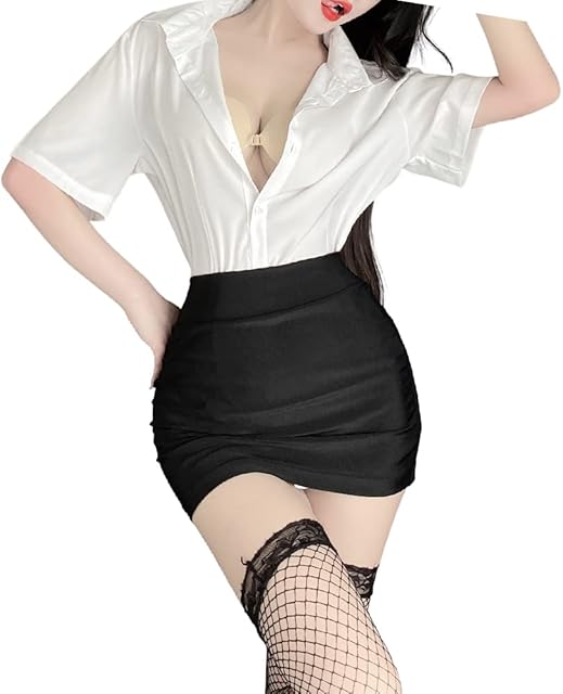 Women's cosplay secretary OL uniform sexy underwear Sexy lingerie Temptation nightclub performance clothes