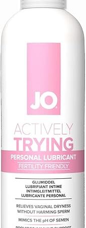Jo Actively Trying Personal Lubricant Fertility Friendly Water-Based Lubricant 4 Fluid Ounces