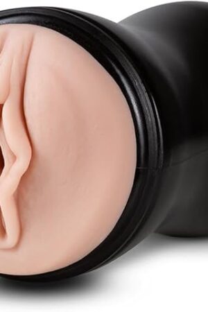 Blush M for Men 7" Soft & Wet Self Lubricating Butt Pussy Stroker w/Pleasure Ridges - PerfectFlo Realistic Masturbator Cup Mimic Ultra Soft Real Skin, Open Ended - Adult Sex Toys for Men - (Vanilla)