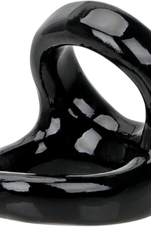 Double Penis Ring Reusable Silicone Semen Lock Cockring Testis Loops Dick Extender Erection SM (Color : Style 2 Red)