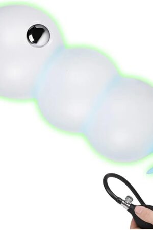 Inflatable Anal Plug Anal BDSM Expander Butt Plug Dilator G Spot Stimulator Prostate Massager Sex Toys (Color : with Ball-01)