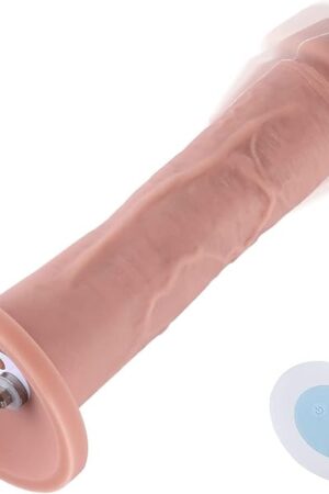 Hismith 102'' Vibrating Dildo with 3 Speeds + 4 Modes with KlicLok System - Slight Curved Silicone Dong for Advanced Users - 945" Insert-able Length, Max Girth 64", Amazing Series