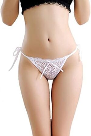 Women Tie Panties Bowknot Ribbon Adjustable Sides Underwear Adjustable G-String Thongs Underwear