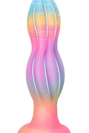 9.8'' Huge Thick Butt Plug, Realistic Silicone Knot Dildo with Strong Suction Cup for Hands-Free for G-spot Stimulation and Prostate Orgasm for Men and Women 2.57'Diameter Anal Plug Adult Toy