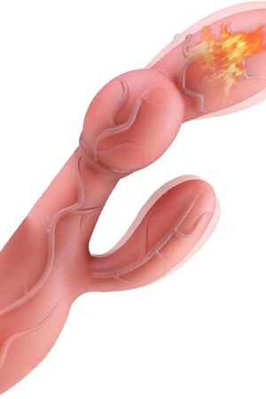 8.5" Huge Wolf Vibrator Dildos Adult Sex Toys,Heating Dragon Knot Dildo Sex Toys Clitoris G Spot Anal Stimulator, Fantasy Women Masturbator Dildo for Adult Couples Men Lesbian Game Pleasure