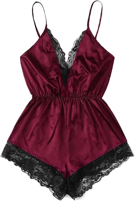 Womens Lingeries Chemise Sets Sexy Ladies Teddy Babydolls Exotic Nightwear Nightgowns Chemise Two Piece Lingerie Teddy Pajama