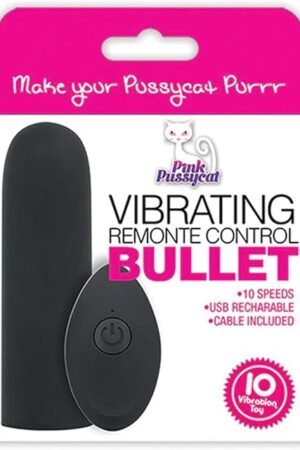 Cousins Group Inc 82399: Pink Pussycat Vibrating Remote Bullet Bk