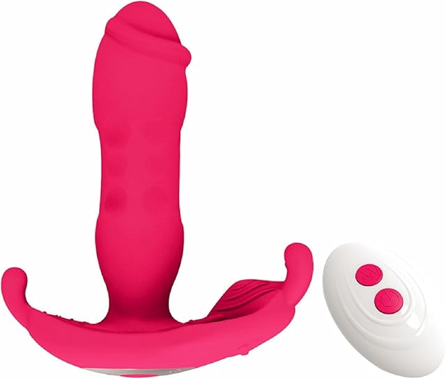 Butterfly Thrusting Dildo Sex Toys Adult Toys App Remote Control Vibrator for Woman Couples,Panty Vagina Clit G Spot Vibrators Thrusting Vibrator with G Spot Clitoris Stimulator