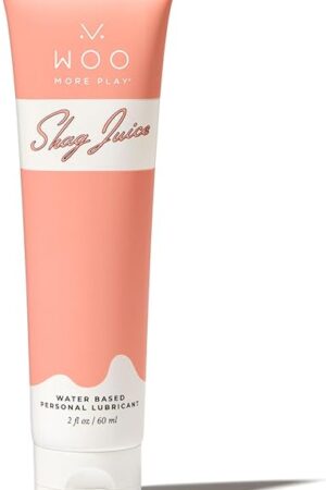 Woo More Play Natural, Personal Lubricant for Men, Women and Couples | pH Balanced Formula | Made with Natural Ingredients | Water Based, Non-Staining, Non-Sticky and Condom Compatible - 2 fl oz
