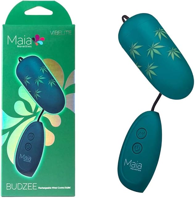 BUDZEE 420 Series Rechargeable Wired Remote Control Clitoral Bullet Vibrator Sex Toy