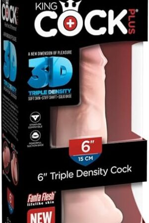 King Cock Plus 6" Triple Density Cock