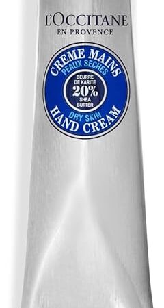 L'OCCITANE 20% Organic Shea Butter Hand Cream, Nourishes & Protects Dry Hands, Fast-Absorbing, Non-Greasy, Leaves Skin Moisturized & Soft, Vegan