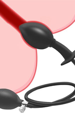Inflatable Expanding Silicone Anal Plug Out Wearable Butt Butt Plug Male Prostate Massage Pleasure Inflatable Anal Plug Sex Toy
