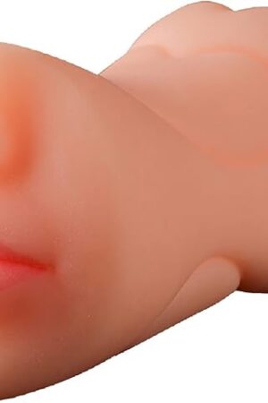 520g Pocket Pussy Mens Sex Toys for Men Male Masturbator Adult Toy with 3D Realistic Vagina and Tight Anus Masturbation Toy Stroker, Portable Sex Doll with 3 Channels Adult Sex Toys