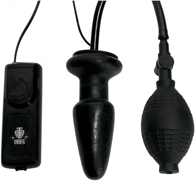 Vibrating Inflatable Anal Plug