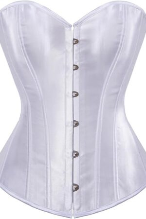 Women's Heavy Duty Corset Double Steel Boned Waist Trainer Corsets Underbust Body Shaper