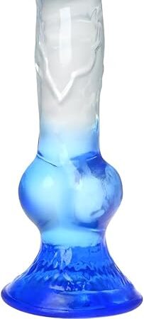 FST Anal Dildo Realistic Knot Dildo with Suction Cup for Prostate Massage G-spot Stimulation Adult Sex Toys for Men Women Couples (M)