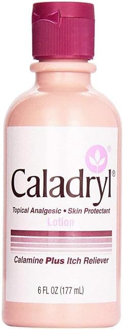 Calamine Lotion by Caladryl, Skin Protectant plus Itch Relief, 6 Fl Oz