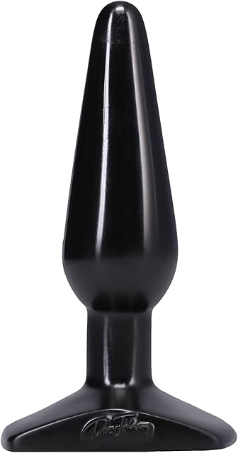 Doc Johnson Classic Butt Plug, Medium, Black